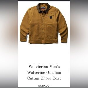 Jacket for men wolverine